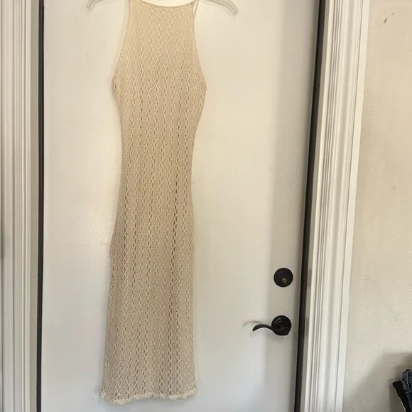white christmas dresses Zara Rose Crochet Maxi Dress